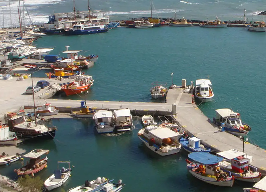 Floating concrete pontoons Rethymnon