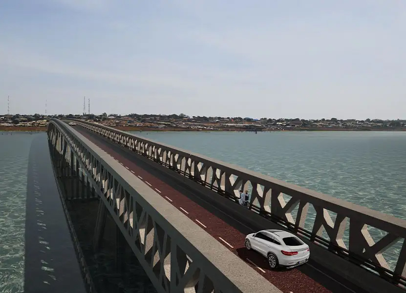 Prefabricated concrete bridge project by FDN Group