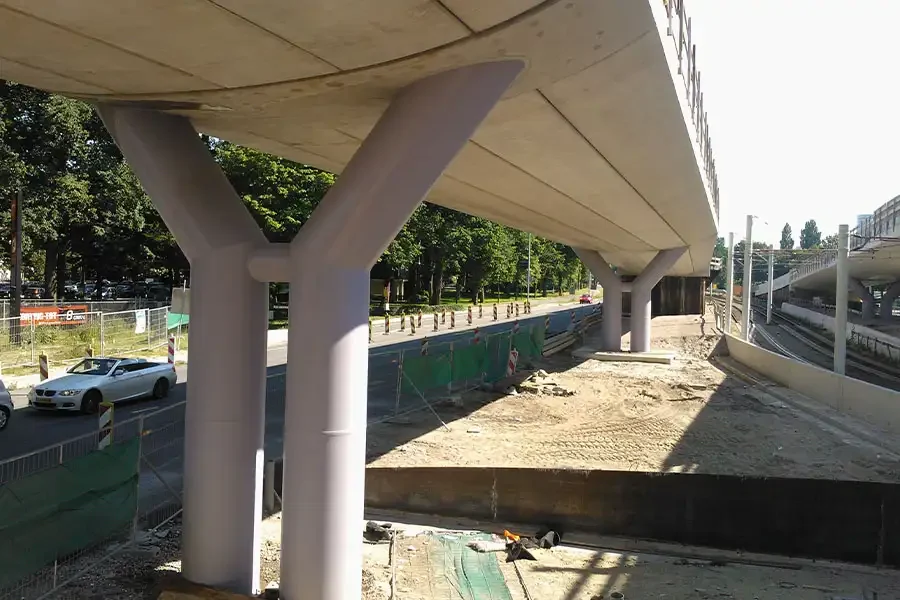 Flyover at 24 Oktoberplein