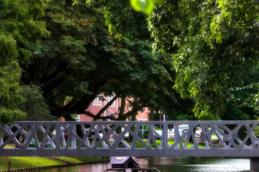 Ultrabridge pedestrian bridge Hoekersingel Rotterdam